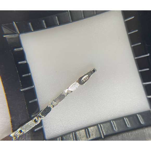 8" MWS Mark Wasserman Samara Italy 925 Silver Bracelet - Picture 9 of 9